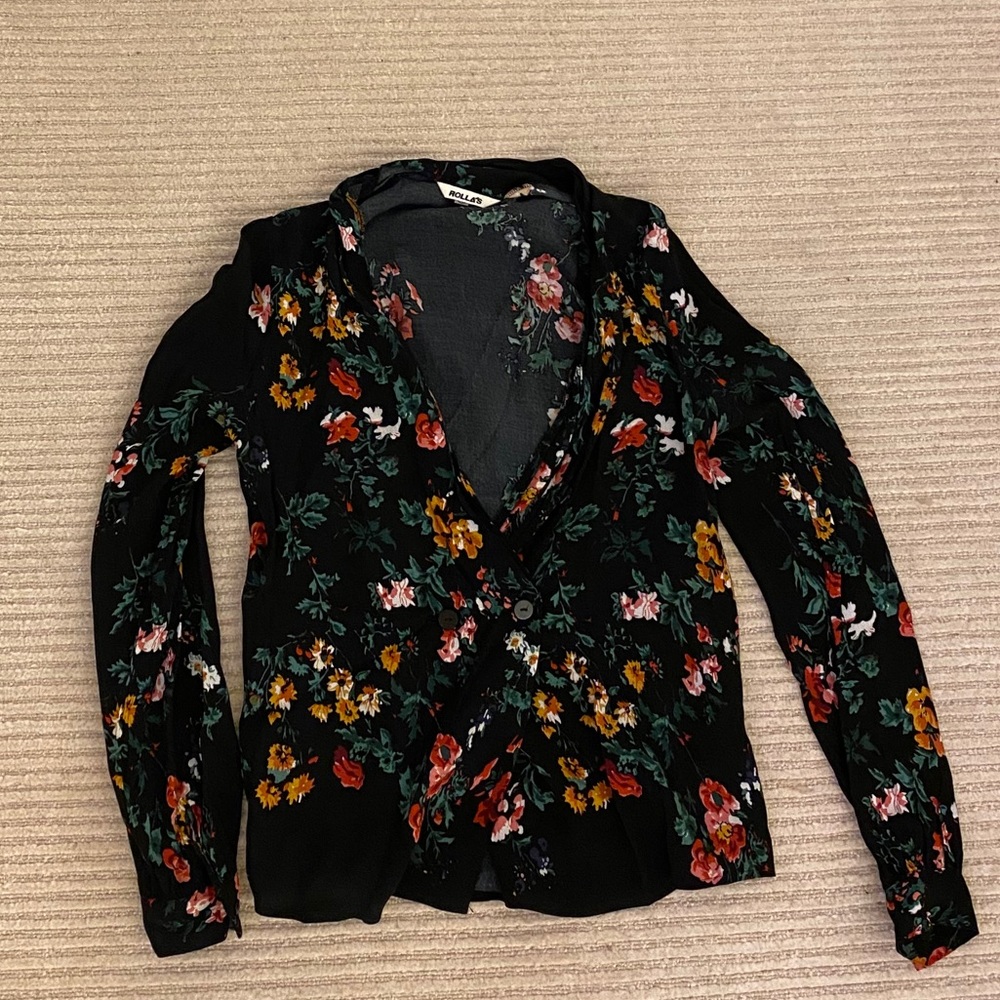 Revolve flower top - rollas brand size s